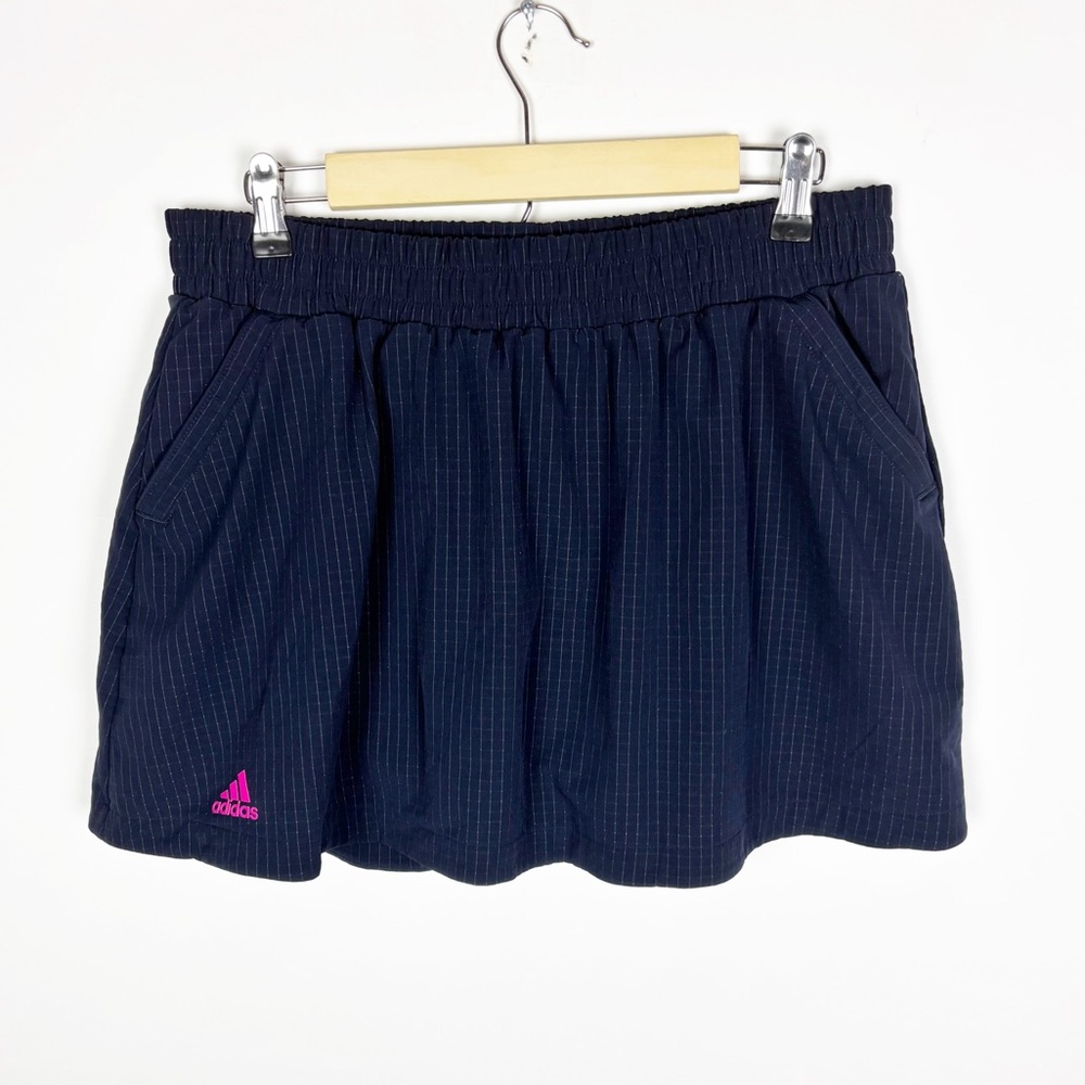 Adidas Skort Size XL Climacool Navy Blue Tennis Athletic Activewear